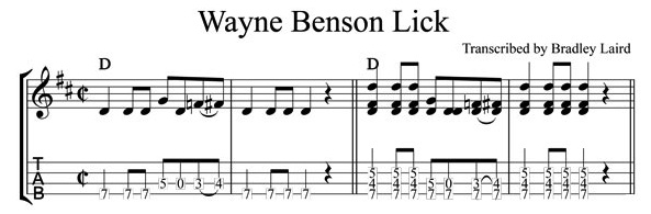 free wayne benson mandolin lick tablature bradey laird